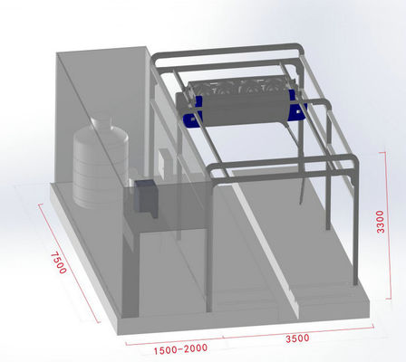 Slim de Autowasserettemateriaal van 8000*3686*3400 Mm Touchless